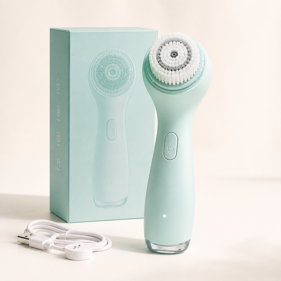 Electric Face Cleansing Brush for Daily Skincare